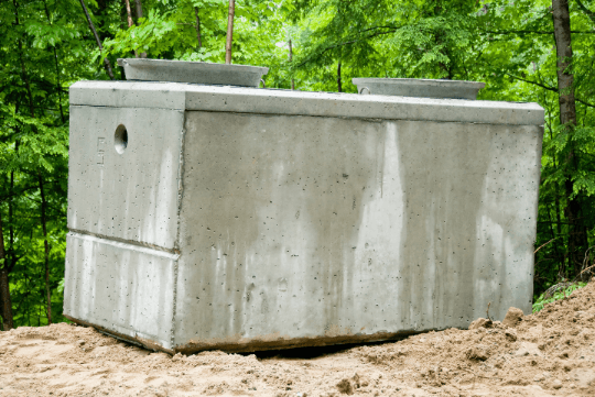 tanque de fosa séptica
